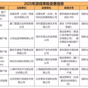 10月版号再创新高！166款游戏过审，《明日方舟》客户端来了